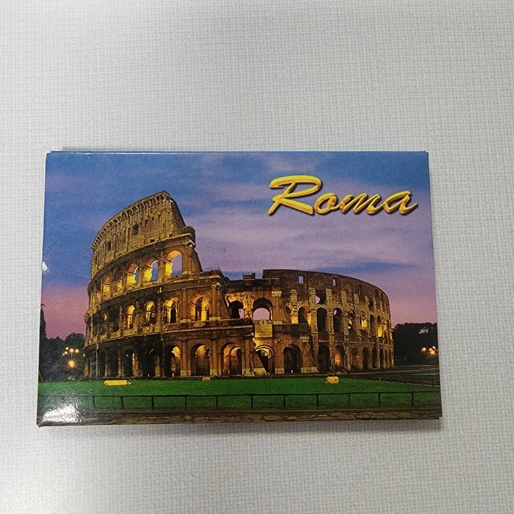 Vintage Lot Of 5 Italy Landmarks Fridge Magnets Refrigerator Italy Souvenir Gift
